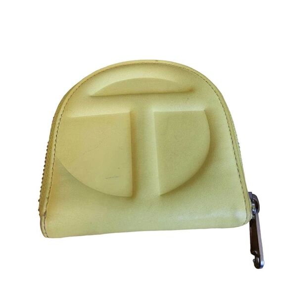 VGUC Telfar Leather Wallet - Highlighter Yellow - Picture 6 of 6